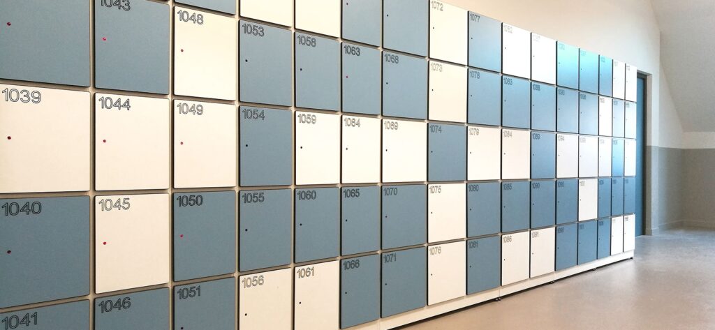 Elektronische lockers voor scholengemeenschap in Bilthoven